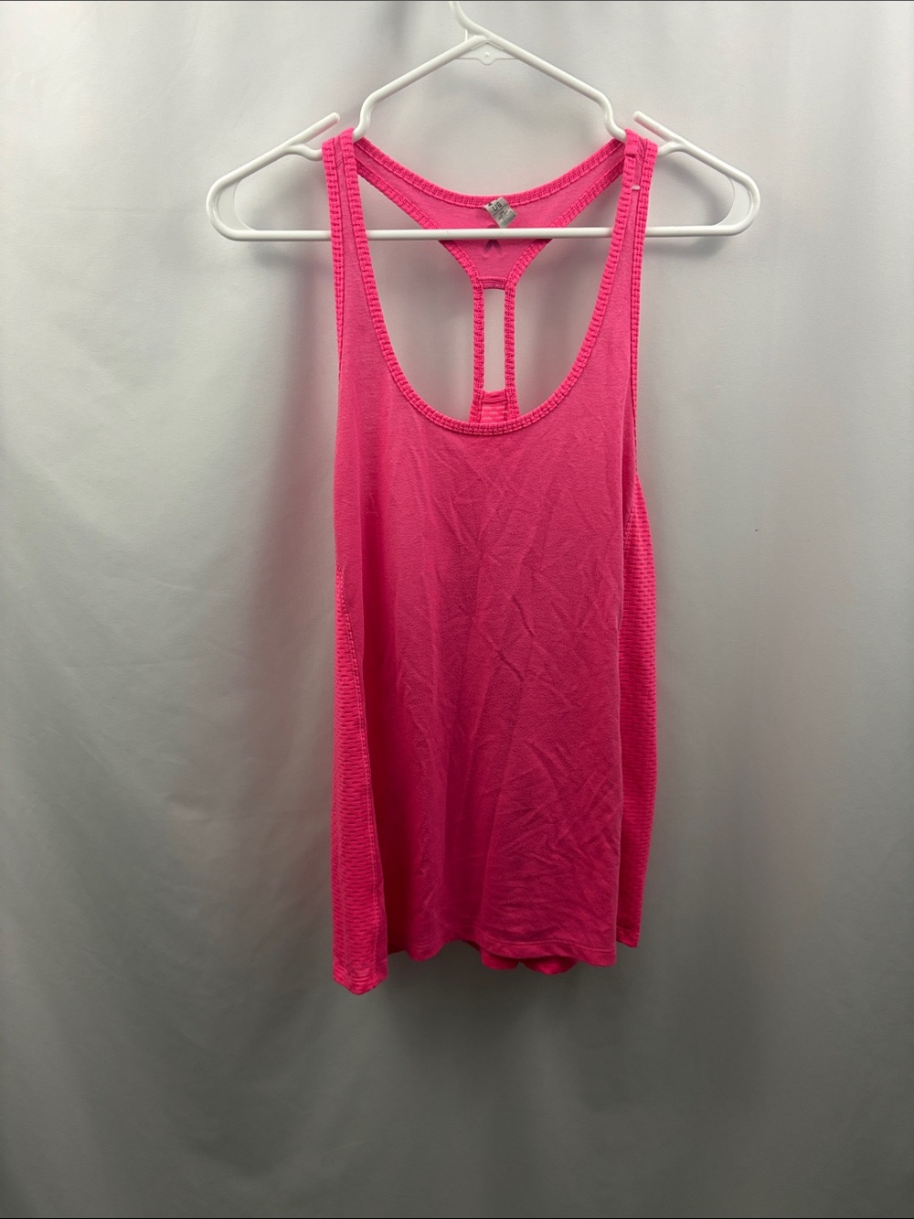 Under Armour Pink Breast Cancer Awareness Tank Tank Womens Size L Running Gym